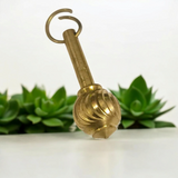 A beautifully crafted Hanuman Ji Gada Locket with a gold chain, symbolizing strength and protection, perfect for daily wear or spiritual practices.