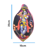 A beautifully designed Laddu Gopal Gomukhi Bag, crafted from soft cotton, perfect for storing Japa Mala and other sacred devotional items. Features a spiritual Gomukhi design for added significance.