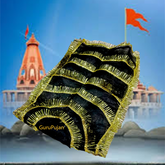 A black chunri for Maa Kali, Bhairav, and Shani Dev, made from high-quality fabric, used during spiritual rituals and religious ceremonies to invoke protection and blessings