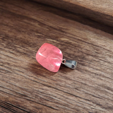 A stunning Rose Quartz Tumble Stone Pendant, lab-certified for authenticity, symbolizing love, healing, and positive energy