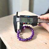 Amethyst Bracelet – Natural healing gemstone bracelet for spiritual growth, emotional healing, and mental clarity