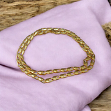 Artificial Gold Chain 1 Gram Gold Plated 21 Inch Vintage Nawabi Style, perfect for boys and girls, offering a stylish, classic design.