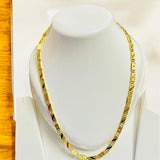 Artificial Gold Chain 1 Gram Gold Plated 21 Inch Vintage Nawabi Style, perfect for boys and girls, offering a stylish, classic design.