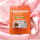 Combo of 6 Mukhi and 3 Mukhi Rudraksha Lab Certified beads for confidence, transformation, and spiritual growth.