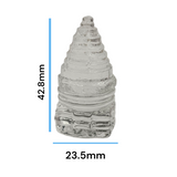 Crystal Shri Yantra in Sphatik Meru form, Lab Certified for energy amplification, spiritual growth, and Vastu correction.
