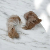 Genuine Siyar Singhi - Gidar Singhi Male and Female Pair, displayed with soft lighting to highlight their intricate details and authentic quality