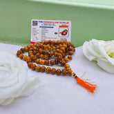 Image of Natural Safed Chandan Mala (White Sandalwood Beads) – Premium Quality, Lab Certified, 108+1 and 27+1 Variants Available