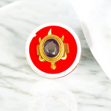 Kachua Neelam Ring - Adjustable Blue Sapphire Gemstone Ring with Kachua Design in Ashtdhatu for Men and Women