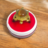 Kachua Tiger Eye Ring - Adjustable Tiger Eye Gemstone Ring with Kachua Design in Ashtdhatu for Men and Women