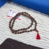 Kamal Gutta Mala 54+1 beads, also known as Lotus Seeds Mala, featuring oval-shaped beads, lab certified, ideal for jaap, meditation, and daily wear.