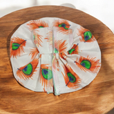 Laddu Gopal Dress made of soft cotton, Size 1 No., perfect for daily worship and pooja ceremonies.