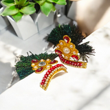 Laddu Gopal Mukut - Elegant Crown for Bal Gopal