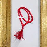Lal Moonga Mala 54+1 beads made from original Red Coral, lab certified, 8MM beads perfect for chanting mantras and spiritual wear.