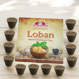 Loban Dhoop Cup | 12Pcs | 100% Organic and Natural | For Meditation & Purification