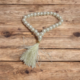 Moti Mala 27+1 Beads - Natural Pearl Mala Lab Certified - 7MM Wrist Mala - For Jaap