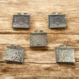 Muslim Silver Square Design Taweez With Free Bhojpatra Sheet | Special For Muslim Tantra | Spiritual Amulet Set Of 5