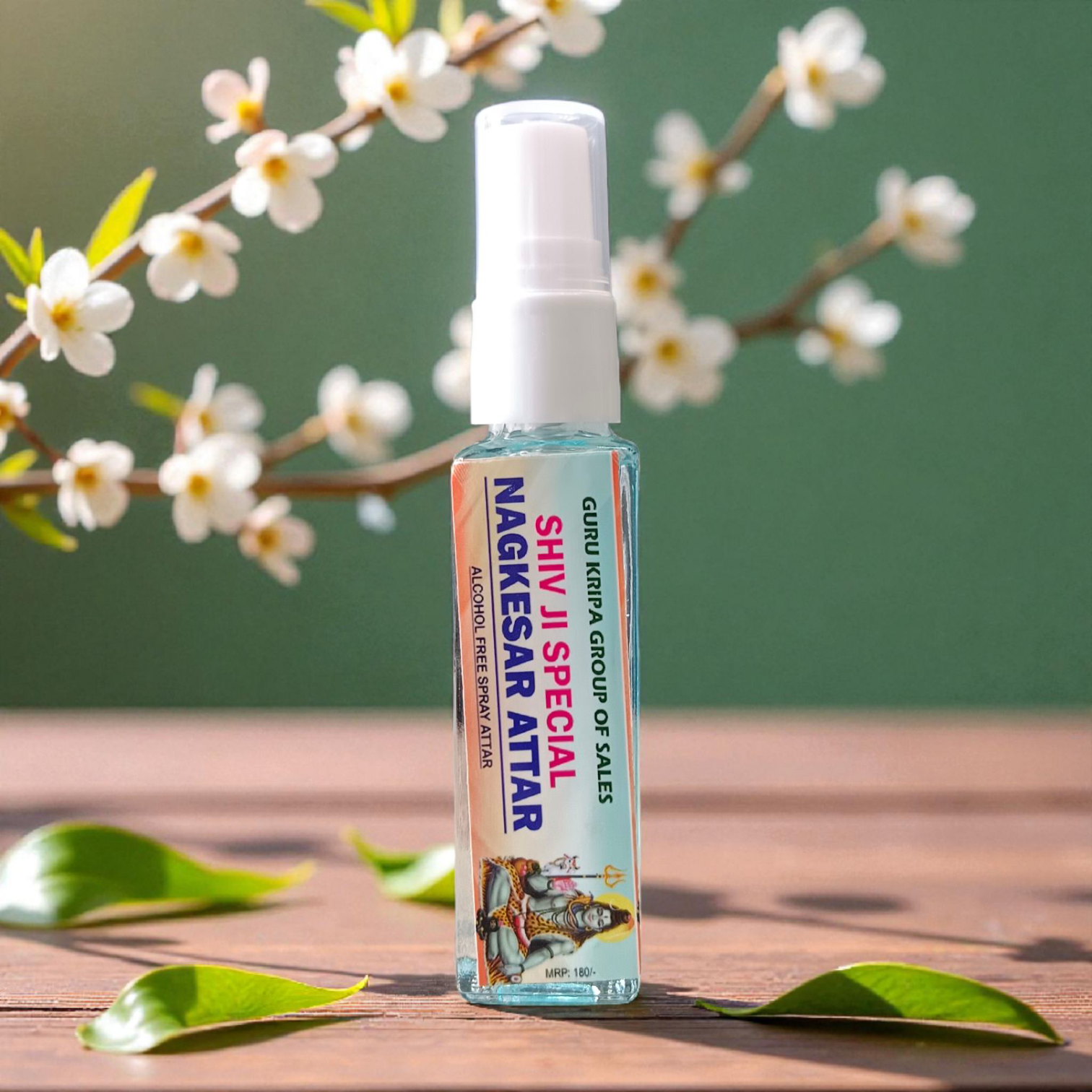 NagKesar Spray Attar 25ML bottle from Shiv Ji Special Collection – Alcohol-Free, Long-Lasting Natural Fragrance by Gurupujan