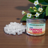 Natural Camphor Cubes for Rituals, Kapoor/Kapur for Pooja & Havan, 100g Jar – Gurupujan