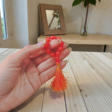 Natural Carnelian Mala 9+1 Beads Lab Certified 8mm