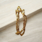 Nawabi Style Artificial Gold Chain – 1 Gram Gold Plated 20-inch chain for boys and girls, perfect for traditional and modern wear