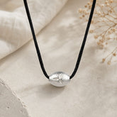 Original Tlismi Moti Pendant with Thread Silver Oval Shape Baby Teething Pendant Silver Color Spiritual Protection Pendant