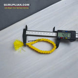 Peeli Hakik Mala 27+1 Beads, Lab Certified Yellow Agate Jaap Mala by Gurupujan, ideal for safety and emotional grounding.