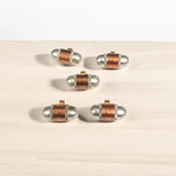 Pure Copper And Golden Metal Stylish Taweez | Spiritual Amulet With Free Bhojpatra Sheet For Taweez | Spiritual Taweez Set Of 5