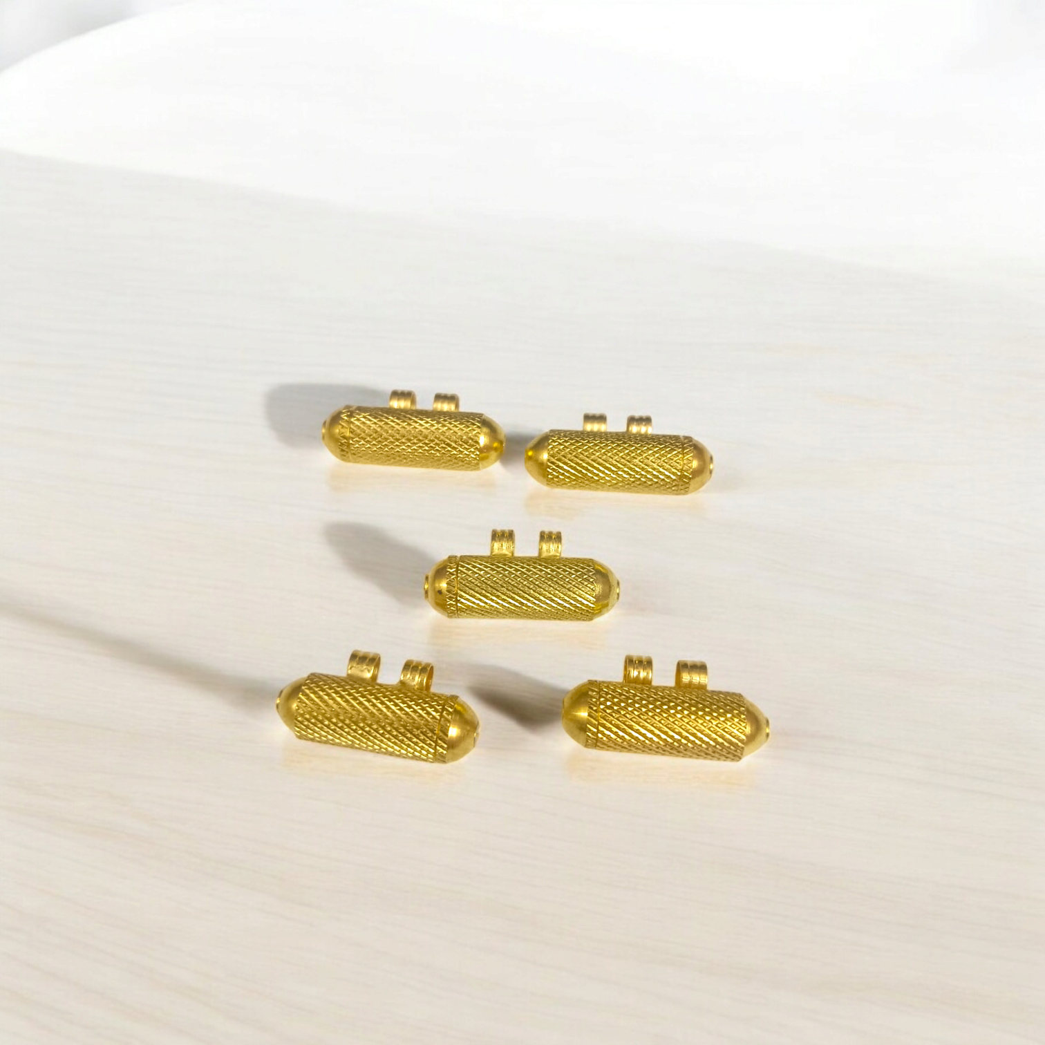 Pure Golden Metal Stylish Taweez | Spiritual Amulet With Free Bhojpatra Sheet For Taweez | Spiritual Taweez Set Of 5