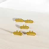 Pure Golden Metal Stylish Taweez | Spiritual Amulet With Free Bhojpatra Sheet For Taweez | Spiritual Taweez Set Of 5