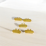 Pure Golden Metal Stylish Taweez | Spiritual Amulet With Free Bhojpatra Sheet For Taweez | Spiritual Taweez Set Of 5