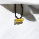 Pure Golden Metal Taweez with Free Bhojpatra Sheet | Spiritual Amulet Set of 5