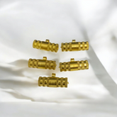 Pure Golden Metal Taweez with Free Bhojpatra Sheet | Spiritual Amulet Set of 5