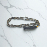 Raw Pyrite Mala 5-6MM | Natural Pyrite Beads for Abundance & Protection – Lab Certified Gurupujan