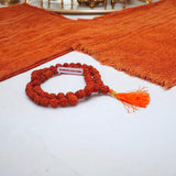 Rudraksha Mala 54+1 beads made from Pathri Rudraksha, featuring 11MM beads, lab certified, ideal for jaap, meditation, and wear.
