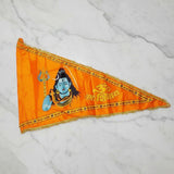 Shiv Ji Flag Om Namah Shivaay Saffron Bholenath Religious Flag 40x60 Inch for Temple Home Puja Decoration