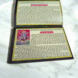 The image showcases the cover of Mata Kali Vrat Katha Hindi Book, with sacred imagery of Goddess Kali, symbolizing power and protection.