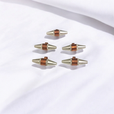 Triloh Taweez made with silver, copper, and brass, set of 5 with free Bhojpatra Sheet for spiritual protection.