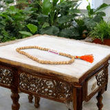 Tulsi Mala 54+1 beads made from original Tulsi wood, lab certified, 8MM beads perfect for chanting mantras and spiritual wear.