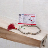 Vaijanti Mala 27+1 beads made from natural Vaijanti seeds, designed to invoke the blessings of Lord Vishnu and Krishna.