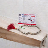 Vaijanti Mala 27+1 beads made from natural Vaijanti seeds, designed to invoke the blessings of Lord Vishnu and Krishna.