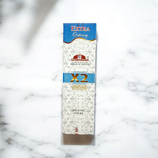 ×2 Extra Ordinary Incense Sticks with Grahshanti fragrance, beautifully packaged with natural herbs