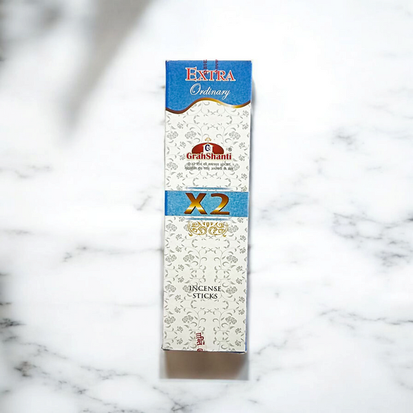 ×2 Extra Ordinary Incense Sticks with Grahshanti fragrance, beautifully packaged with natural herbs