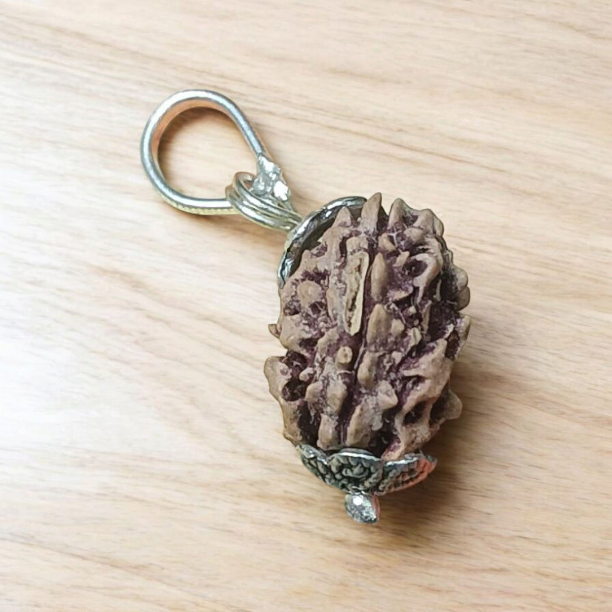 3 Mukhi Rudraksha - Lab Certified Natural Bead | Agni Dev Blessings for Inner Strength Gurupujan