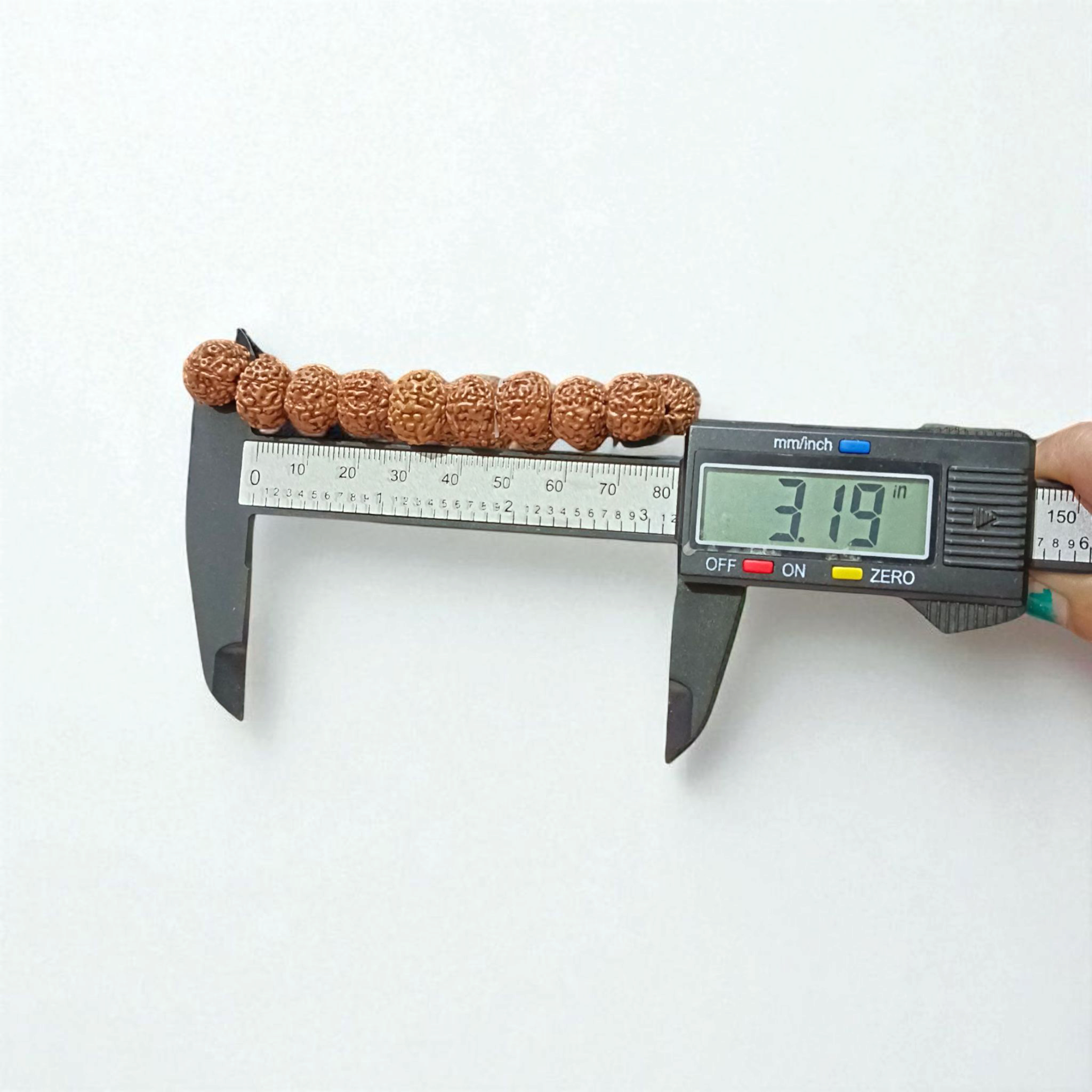 8 Mukhi Rudraksha bracelet featuring eight-faced Rudraksha beads, offering protection, success, and spiritual growth