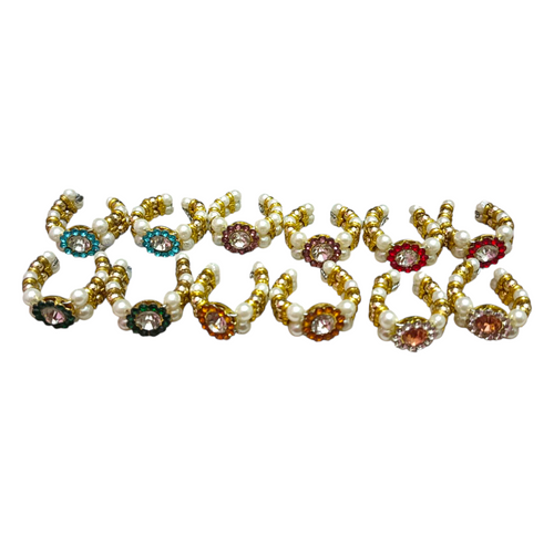 Laddu Gopal Moti Kada Set Bracelet for Idol Shringar