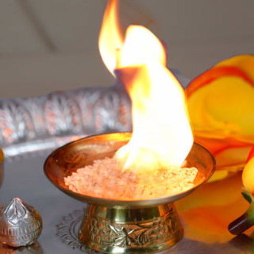A Saraswati Kapur tablet made of pure camphor, ideal for spiritual rituals, purification, and promoting focus.