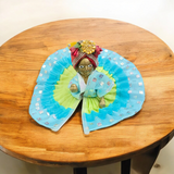 A Set of 4 Laddu Gopal Pagdis (crowns) designed for size 5 No. Krishna idols, perfect for adorning your Bal Gopal idol during worship and festivals.