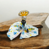 A Set of 6 Laddu Gopal Pagdis (crowns) designed for size 0 No. Krishna idols, perfect for adorning your Bal Gopal idol during daily worship, prayers, and festive occasions.