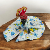A Set of 6 Laddu Gopal Pagdis (crowns) designed for size 2 No. Krishna idols, perfect for adorning your Bal Gopal idol during daily worship, prayers, and festive occasions.