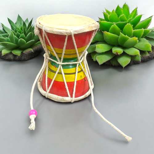 Wooden Shiv Damru | Handcrafted Shiv Ji Damroo for Puja & Meditation